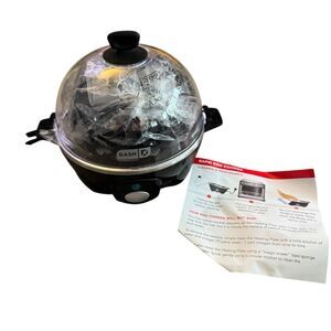 NEW Dash Rapid Egg Cooker 6‎ Capacity Electric Hard Boiled Poached BLACK